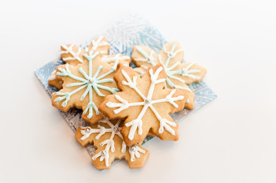 冬天雪花饼干