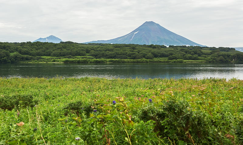 千岛湖附近的伊林斯基成层火山