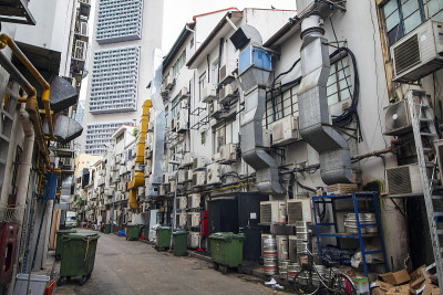 新加坡后街视图