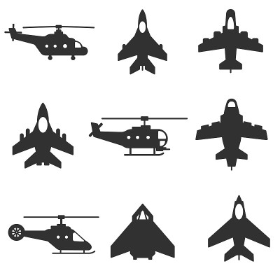 航空图标集。