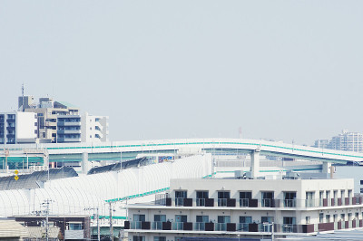 东京市内的高速公路。