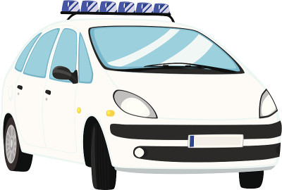 警车
