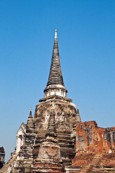 位于阿尤提的著名寺庙区佛寺寺