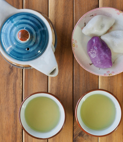亚洲传统饮用绿茶