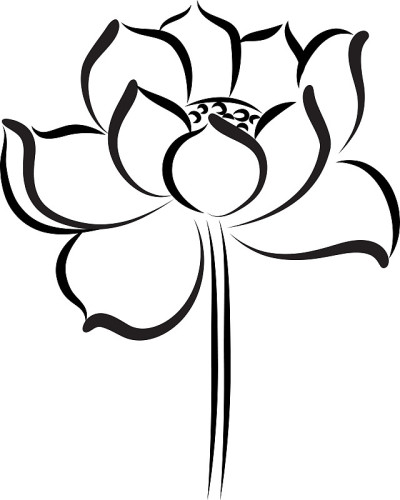 向量莲花设计图标