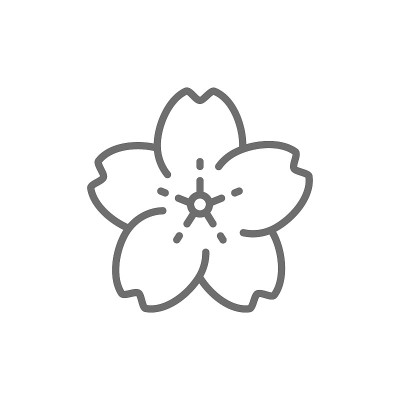 樱花花线图标。
