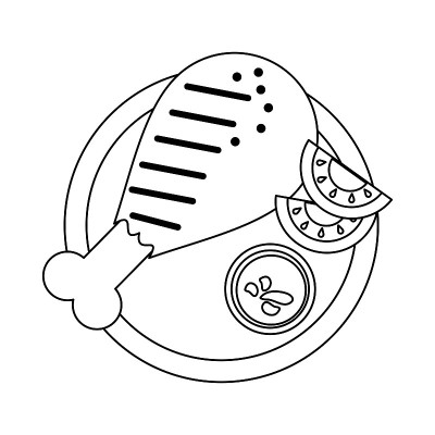 沙拉鸡腿
