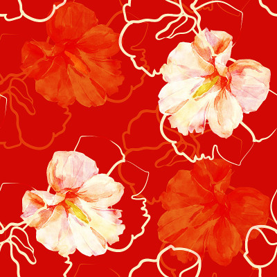 水彩花行话。