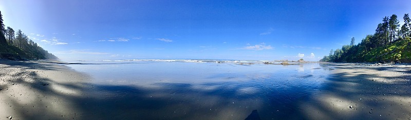 超广角红宝石海滩全景
