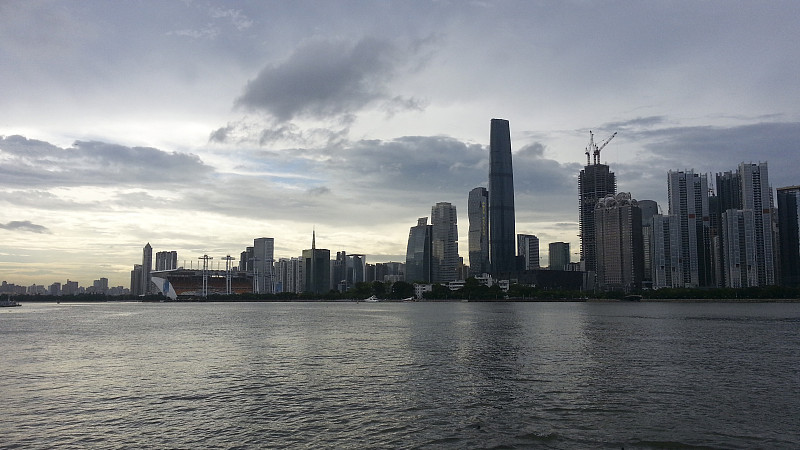 中国广州城市风光