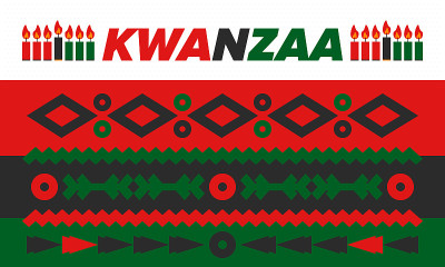 Kwanzaa Happy Celebration. African and African-Ame