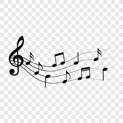 音乐音符，音乐设计，矢量插图。