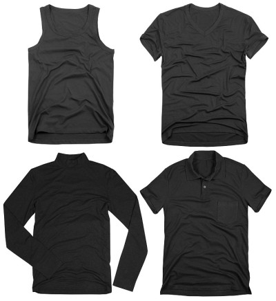 一套衣服的人孤立在白色