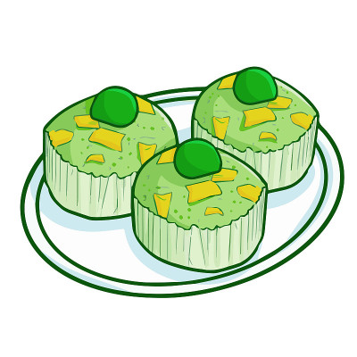可爱又美味的“Pandan Tabur Nangka”，一种来自印度尼西亚的甜食