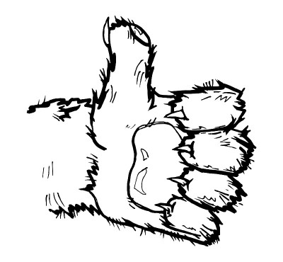 猫爪显示符号像孤立的白色背景。