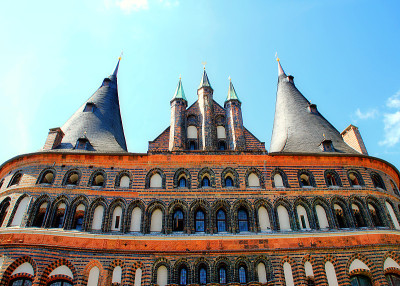 在吕贝克Holstentor