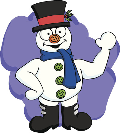 穿靴子的雪人