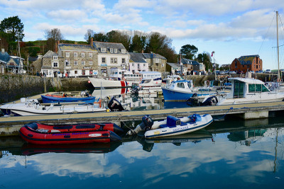 Padstow港湾,康沃尔。英国