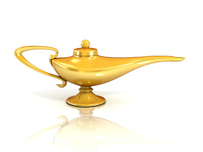阿拉丁神灯3d插图