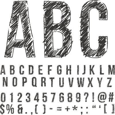 铅笔的字体