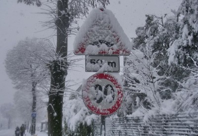 意大利伦巴第的大雪