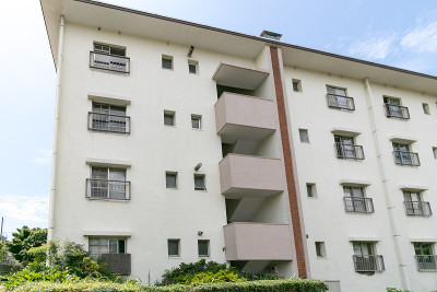 20世纪60年代的老住宅综合体，船桥，千叶，日本