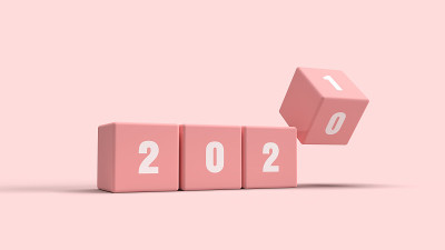 3d illustration of flipping cubes block changing 2