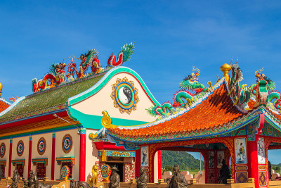 东南亚泰国的中国寺庙