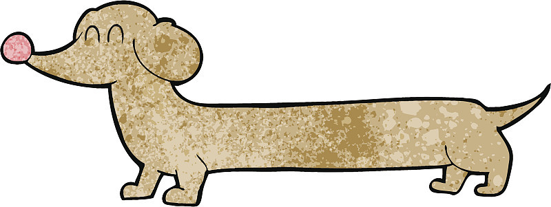 卡通小猎犬