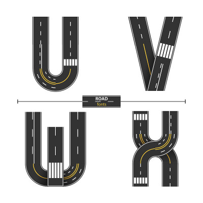 字母路风格在一套UVWX
