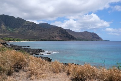 瓦胡岛西侧的景观
