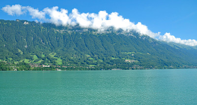 湖Brienz,瑞士伯尔尼广州