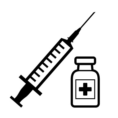 胰岛素和注射器图标