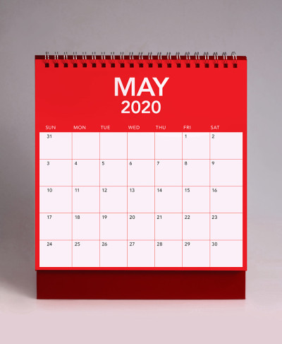 简单的台历2020 - 5月