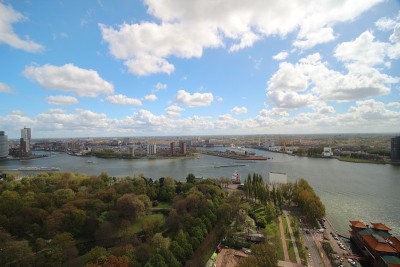 从Euromast俯瞰鹿特丹南部城市