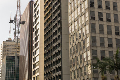 商业建筑立面。