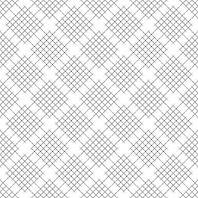 Black patterns on white background. Seamless patte