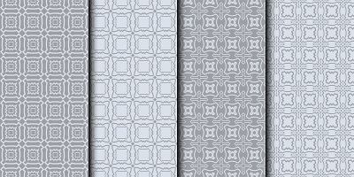 Set of Abstract background texture in geometric or
