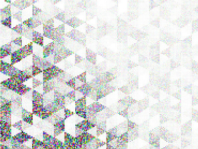 彩色向量现代几何点背景。点结构抽象。