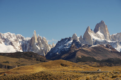 El Chaltén从路线上看