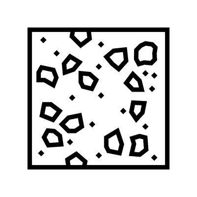 水磨石马赛克地板线图标矢量插图