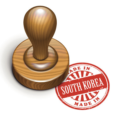 韩国制造的垃圾橡胶图章