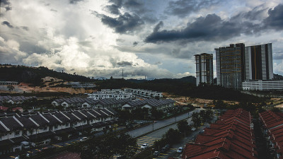 住宅和公寓的风景拍摄
