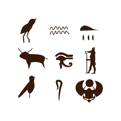 埃及象形文字插图