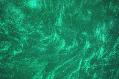 green mint glitter shimmering magic bokeh backgrou