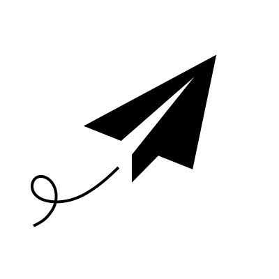 Paper plane icon