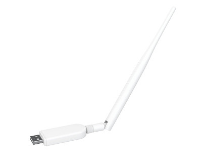 无线USB 3G, 4G调制解调器上白色。三维渲染