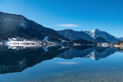 冬天Salzkammergut