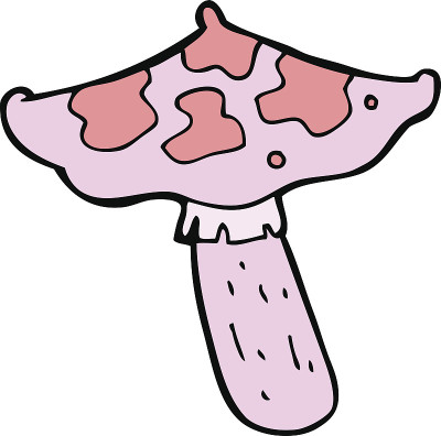 卡通伞菌