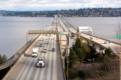 I-90浮桥，华盛顿-美国